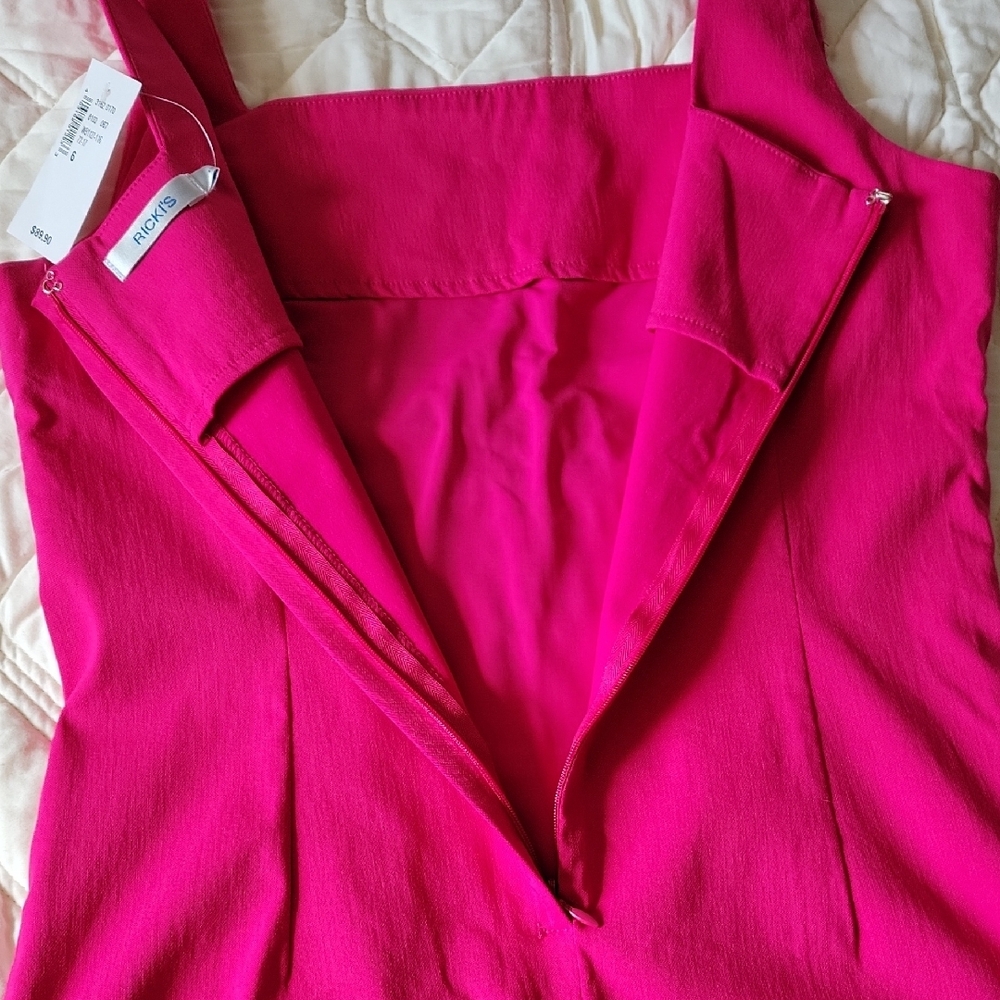 Ricki's Elegant Hot Pink BodyCon Style Dress - Picture 9 of 13